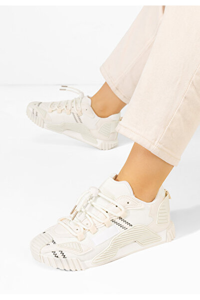 B T Shoes Sneakerși dama Calistra bej