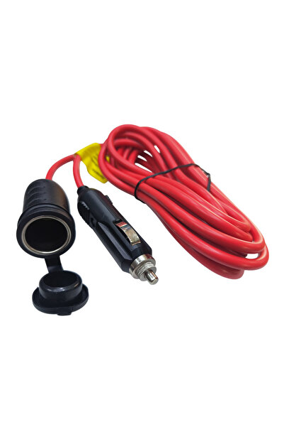 KEEPRO Araç Çakmaklık Uzatma Kablosu 12v/24v çakmak uzatma kablosu 15A 180w