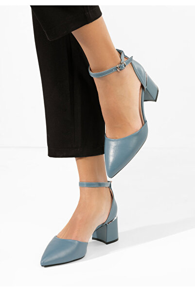 B T Shoes Blue Alecsia high- Heeled Shoes with strap