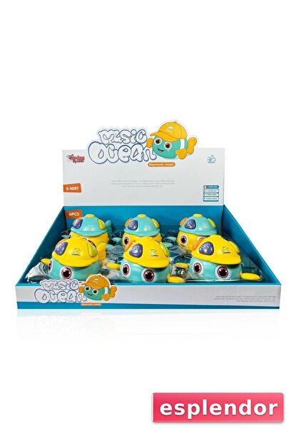 esplendor JLG-855-99A FISH BABY مع الضوء والموسيقى -VRD