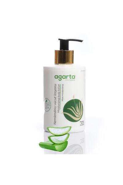 Agarta - NEMLENDİRİCİ VÜCUT LOSYONU DOĞAL ALOE VERALI 300 ML