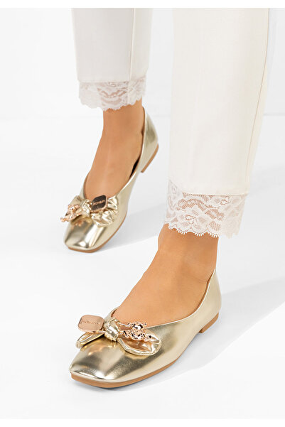 B T Shoes Balerini dama Ursila aurii