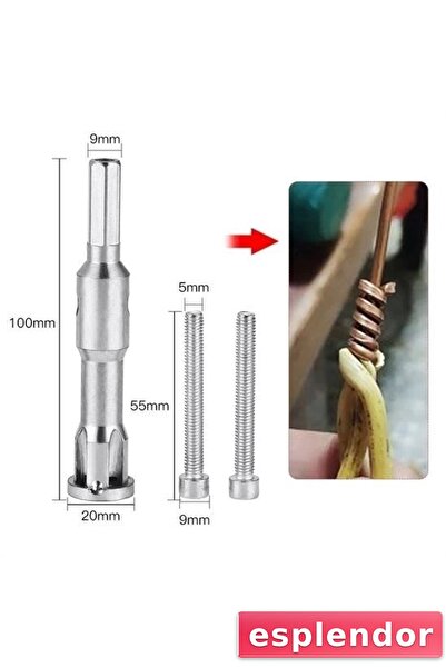 esplendor Hand Drill Wire Cable Peeling Winding Joining Binding Apparatus