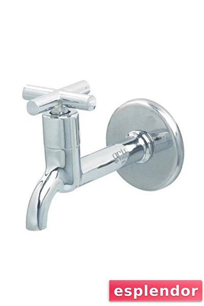 esplendor Plus Open Close 4 Handle Chrome Spin Tap Single Input Through the Wall