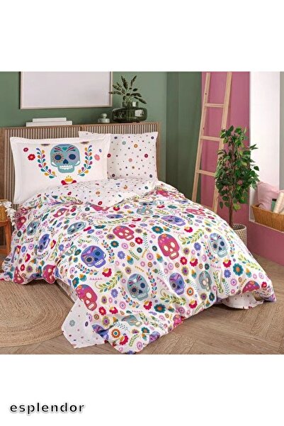 esplendor Hobby Single Poplin Duvet Cover Set Alice Fuchsia