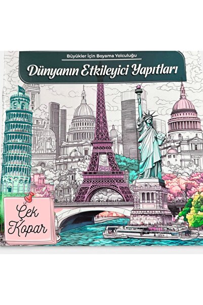 Karatay Yayınları Yetişkinler İçin Mandala - Dünyanın Etkileyici Yapıtları Ma...