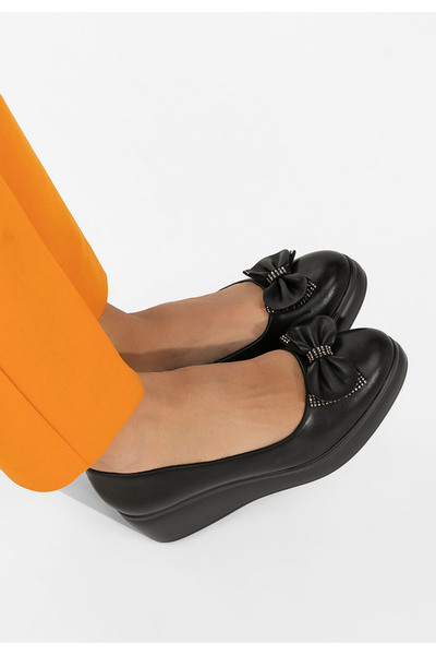 B T Shoes Pantofi cu platformă Liliane V2 negri