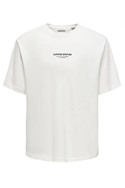 Only & Sons Men's Onscurated Rlx Print Ss Tee Tr Os22039102-5055311