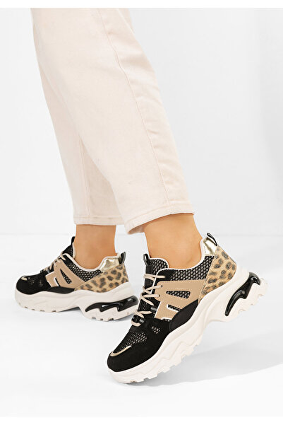 B T Shoes Sneakers cu platformă Kiria negri