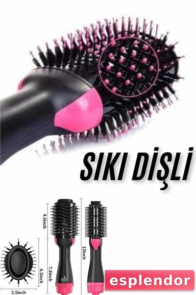 esplendor Hair Styling and Hair Straightener Blow Dry Comb Comb Brush 1200W H...