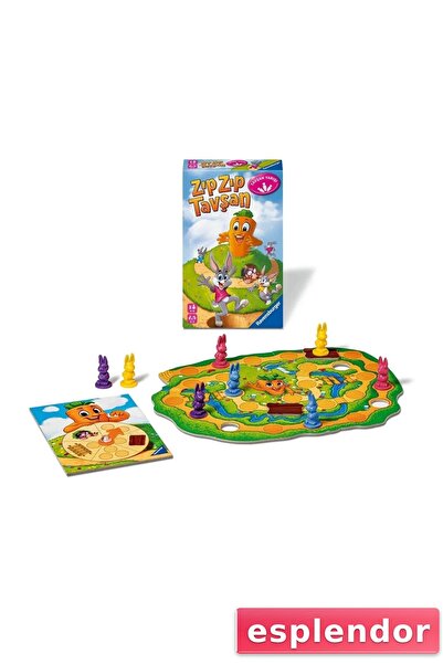 esplendor لعبة صندوق الأرنب الهزاز بحجم السفر