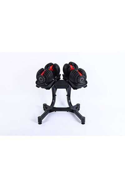 Bezt Pro Sports 2x40kg Ayarlanabilir Dambıl Seti + Stand - Siyah Profesyonel ...