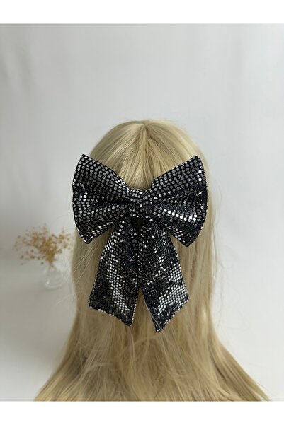 MegssStore Silver Buzzy Stone Bow Automatic Buckle