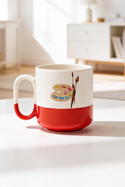 BB TRADE كوب ريسام ديزاين سيراميك مطبوع برو سعة 330 مل