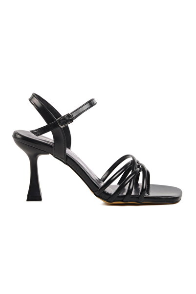 Aspor Black Women's Heeled Evening Shoes
