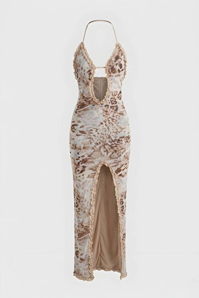 Karteks Animal Desenli Elbise