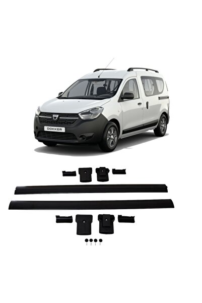 Dacia Dokker 2012-2021 Uyumlu Siyah Renk Wıngbar Port Bagaj Ara Atkı Tavan Barı Arabar 105 cm