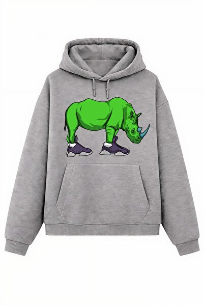 Rabona Fashion Fun Rhino Hoodie
