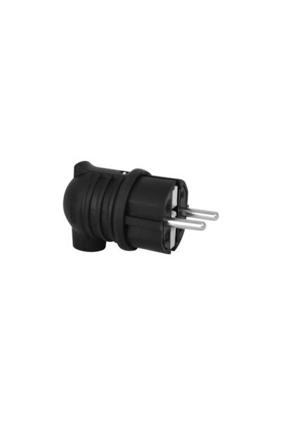 Bemis Φις από καουτσούκ Schuko BK1-1402-2022 2P+E 16A 250V IP44 μαύρο