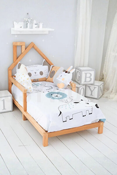 Loolpi Home Orion Montessori Bebek ve Çocuk Karyolası Doğal Ahşap Yatak