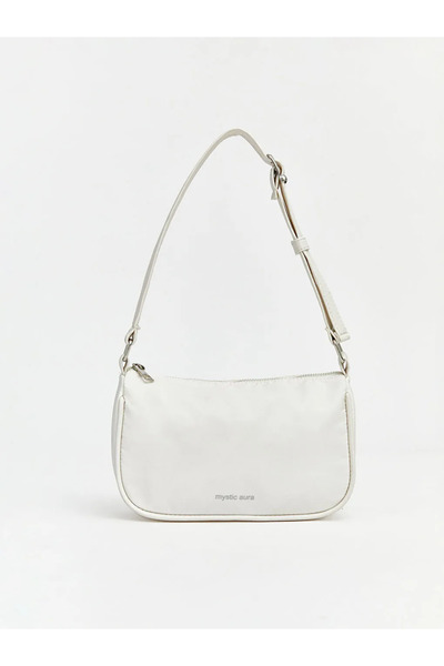 LC Waikiki LCW ACCESSORIES Τσάντα ώμου για κορίτσια Ecru Leather Look