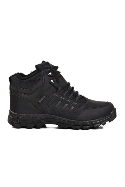 Aspor Black Large Size Men's Outdoor Shoes