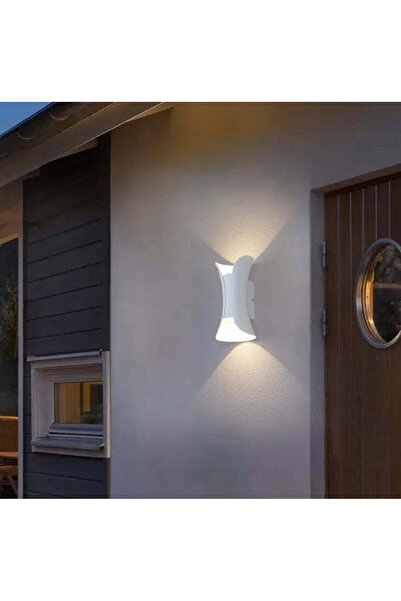 RFAN Aplica de perete pentru exterior RFAN, Model K-2335WH, Material aluminiu...