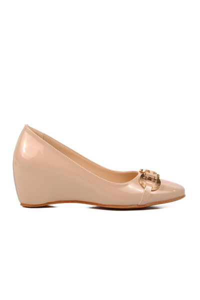 Aspor Beige Women's Heeled Shoes