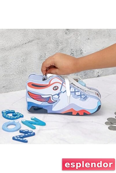 esplendor حصالة معدنية للأحذية