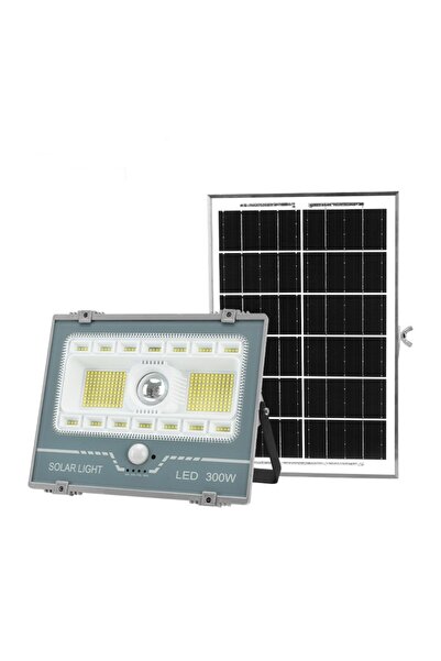 gaman 300W Güneş Panelli LED Bahçe Aydınlatması - Hareket Sensörlü 7 Modlu Be...