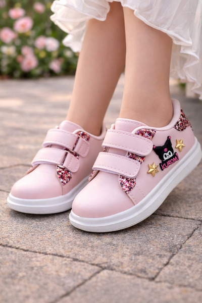 ALTUNTAŞ Devojčice, sportske patike sa čičkom, hologramski uzorak, filon (lag...