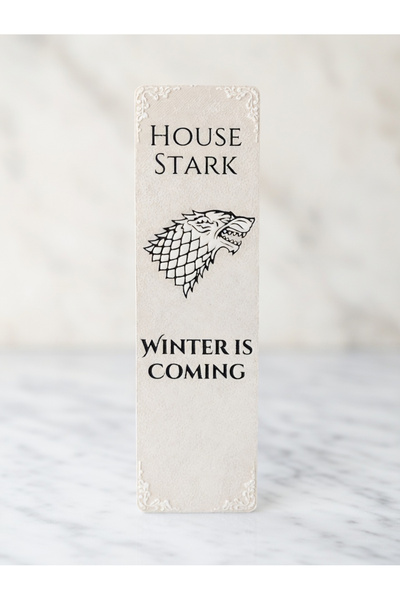 NOMOTHETIC Game of Thrones House Stark Kitap Ayracı | Bookmark