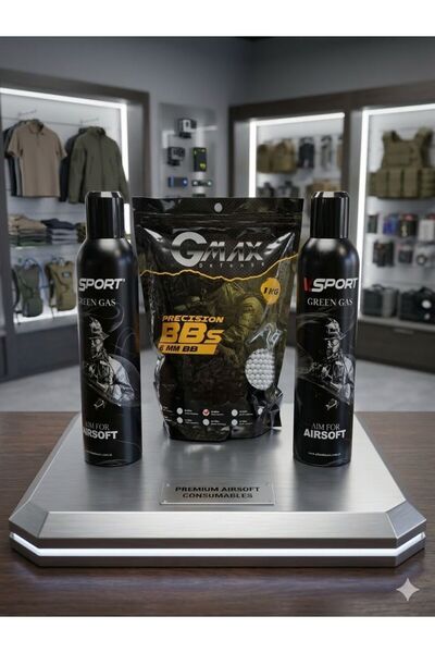 Khotso V.Sport Green Gas 300 ML - 2 Adet - BBs Boncuk 1 kg