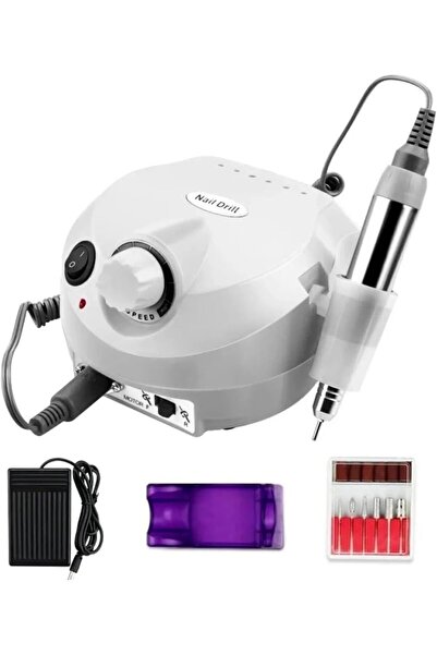 Elektrikli Profesyonel Freze Tırnak Törpü Manikür Pedikür Makinesi 25.000 RPM Nail Drill Freze