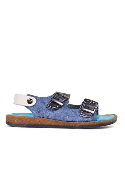 Aspor Navy Blue Comfort Boy's Flat Sandals