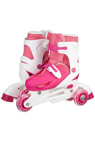 Delixa Xslide Inline Paten, Tek Beden, Ayarlanabilir, Üniseks, Pembe