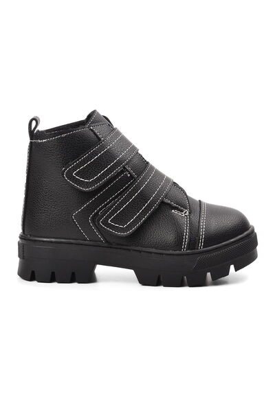 Aspor Black Unisex Kids Boots