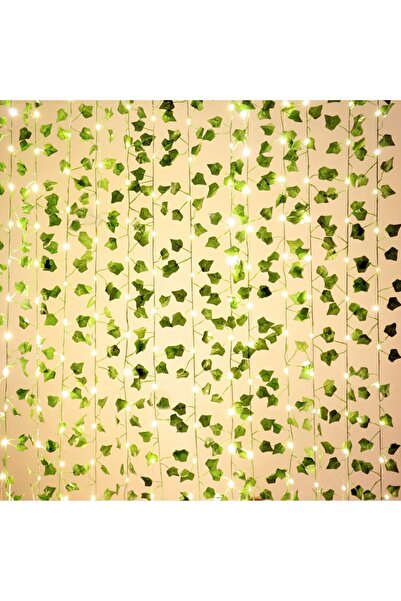Braventa Collection LED Sarmaşık Işık 30 LED – 3 Metre Yapay Yeşil Vine, Deko...