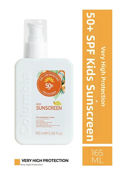 Columbia واقي شمسي للأطفال ذو حماية عالية جدًا بمعامل حماية 50 SPF، 165 مل