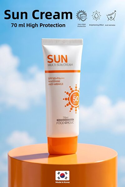 FOODAHOLIC كريم واقي من الشمس لا يترك أثرًا ولا يسبب لزوجة، يحتوي على الأدينو...