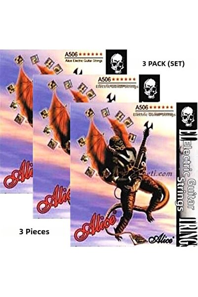 FRANSUA Alice Electric Guitar String Set Original Product 3 Pack (3 Sets)