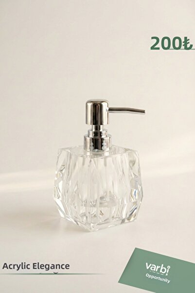 Varbifırsat acrilic Elmas croială Dozator de săpun lichid 200 ml |   Design D...