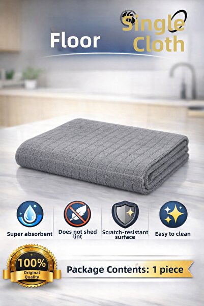 Single (1 брой) Ултра луксозна дебела текстурирана микрофибърна кърпа за почи...