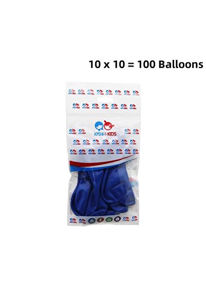 Go İthalat Dark Blue 100Pcs Balloon G-90A (5343)