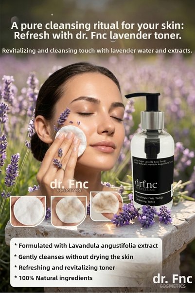 dr.fnc Cleansing Facial Tonic from Natural Vegan Lavender Water - 200 ml from Isparta