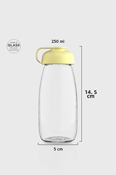 Renga Milky Kids 250 ml Glass Bottle 181011 Yellow