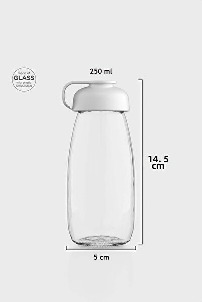 Renga ميلكي كيدز 250 مل زجاجة زجاجية 181011 أبيض