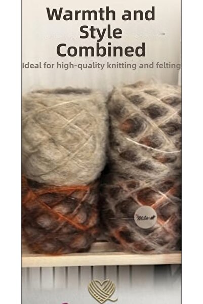 bymila Color-Changing Moher Hand-Knitting Yarn 100 Grams