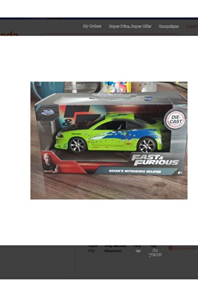 Jada 1:32 سلسلة فاست آند فيوريوس الخاصة: ميتسوبيشي إكليبس 2026 لبريان