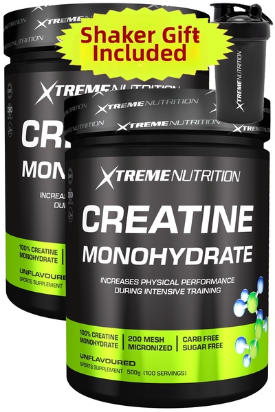 Xtreme Nutrition Gifted - Creatine 1000 g (500Gx2) - Unflavored - 200 Serving...